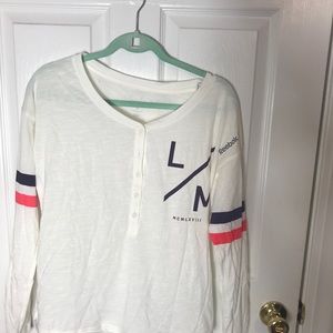 Reebok Les mills long sleeve shirt NWOT